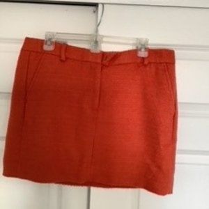 J Crew Wool Blend Mid-Rise Skirt